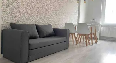 Ein Sitzbereich in der Unterkunft Apartment im Herzen von Meissen No3