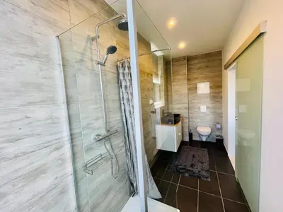 Ein Badezimmer in der Unterkunft Apartment im Herzen von Meissen No3