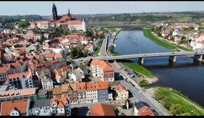 Blick auf einen Fluss in der Nähe der Ferienwohnung