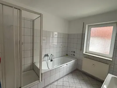 Ein Badezimmer in der Unterkunft Ferienwohnung Heike