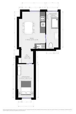 Grundriss der Unterkunft Zentrale moderne Unterkunft mitten in Meissen No 2