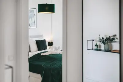 TV/Unterhaltungsangebot in der Unterkunft Oasis Appart - Wohnen in Dresden - Netflix - Tiefgarage - Dachterrasse