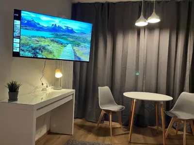 TV/Unterhaltungsangebot in der Unterkunft Studio am Waldschlösschen mit Küche und Netflix