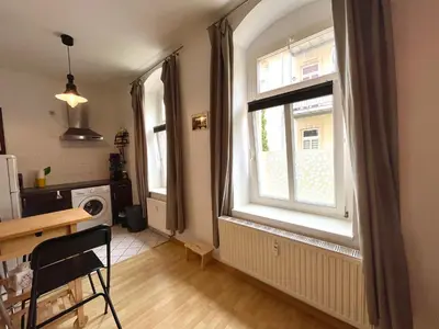 Ein Sitzbereich in der Unterkunft Royal Panometer Residence - Free Parking