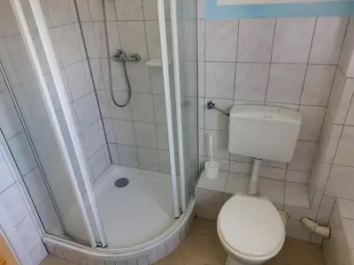 Ein Badezimmer in der Unterkunft Ferienwohnung Bretnig