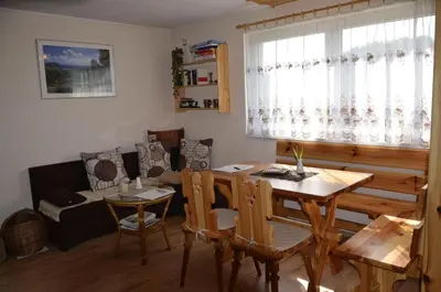 Ein Sitzbereich in der Unterkunft Haus Panoramablick
