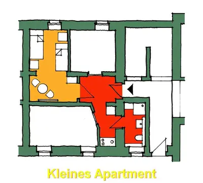 Grundriss der Unterkunft Ferienwohnung Sobrigau