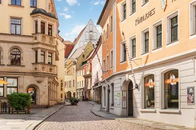Das Gebäude in dem sich die Ferienwohnung befindet