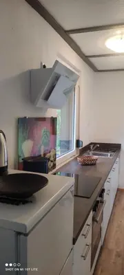 Küche/Küchenzeile in der Unterkunft Haus am Berg