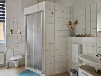 Ein Badezimmer in der Unterkunft African Style in Kleinwelka