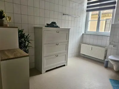 Ein Badezimmer in der Unterkunft African Style in Kleinwelka