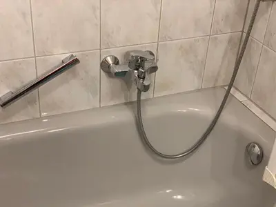 Ein Badezimmer in der Unterkunft Apartment Hechtstraße
