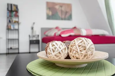 Ein Bett oder Betten in einem Zimmer der Unterkunft Apartment Hechtstraße