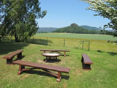 Naturlandschaft in der Nähe des Ferienhauses