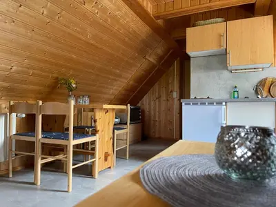 Küche/Küchenzeile in der Unterkunft Ferienwohnung mit Sonnenterrasse, Monteursunterkunft, Gästewohnung