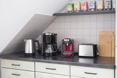 Kaffee-/Teezubehör in der Unterkunft Sonne, Mond und Sterne