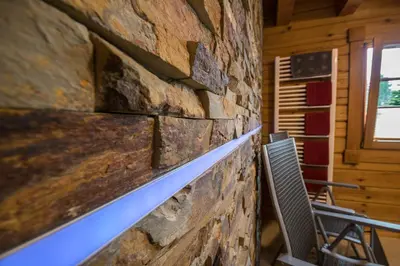Grundriss der Unterkunft Ferienhaus Kraxlhütte Waltersdorf