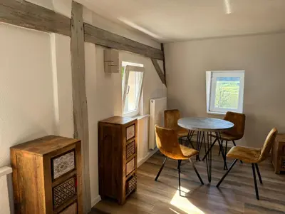 Ein Sitzbereich in der Unterkunft Ferienhaus Anno 1794 Pirna