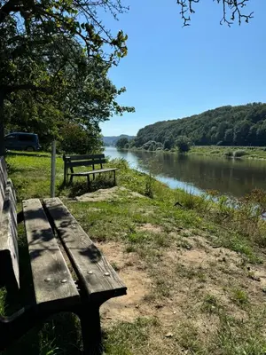 Naturlandschaft in der Nähe des Ferienhauses