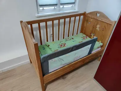Ein Bett oder Betten in einem Zimmer der Unterkunft Ferienwohnung Kühnel