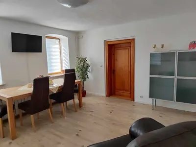 TV/Unterhaltungsangebot in der Unterkunft Ferienwohnung Kühnel
