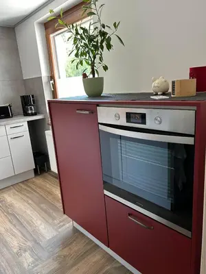 Küche/Küchenzeile in der Unterkunft Ferienwohnung Niemann