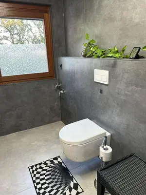 Ein Badezimmer in der Unterkunft Ferienwohnung Niemann