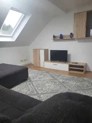 Ein Sitzbereich in der Unterkunft Haus Svetlana Zweizimmer Ferienwohnung