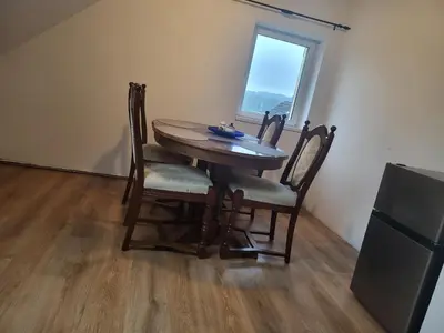 Küche/Küchenzeile in der Unterkunft Haus Svetlana Zweizimmer Ferienwohnung