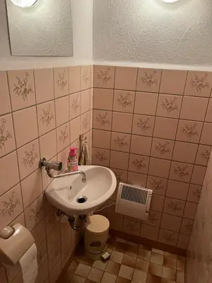 Ein Badezimmer in der Unterkunft Ferienwohnung Zschopautal