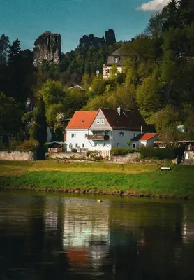 Naturlandschaft in der Nähe der Ferienwohnung