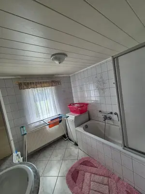 Ein Badezimmer in der Unterkunft Ferienhaus Pali - idyllische Atmosphäre