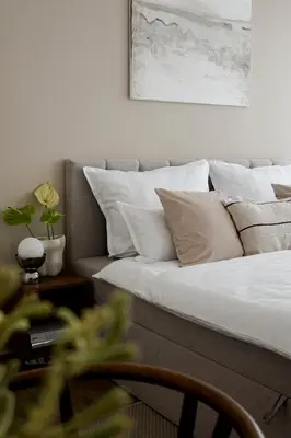 Ein Bett oder Betten in einem Zimmer der Unterkunft Apartment in Dresden-Löbtau