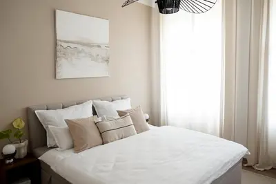 Ein Bett oder Betten in einem Zimmer der Unterkunft Apartment in Dresden-Löbtau