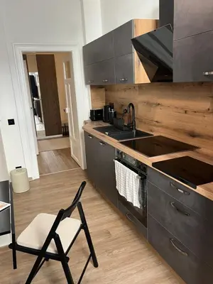 Küche/Küchenzeile in der Unterkunft Apartment in Dresden-Löbtau