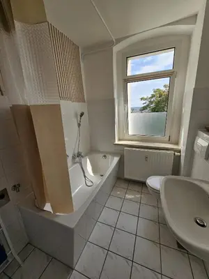 Ein Badezimmer in der Unterkunft Moderne Ferienwohnung in unmittelbarer Nähe zum Schloss