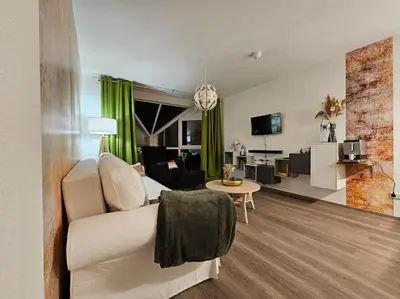 TV/Unterhaltungsangebot in der Unterkunft Ferienwohnung mit Weinbergblick
