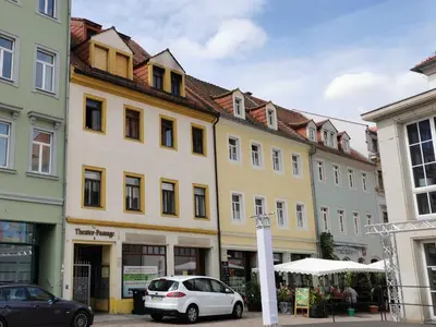 Das Gebäude in dem sich die Ferienwohnung befindet