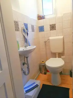 Ein Badezimmer in der Unterkunft Ferienwohnung für Naturfreunde
