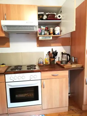 Küche/Küchenzeile in der Unterkunft Ferienwohnung für Naturfreunde