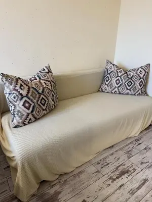 Ein Sitzbereich in der Unterkunft Sweet Home