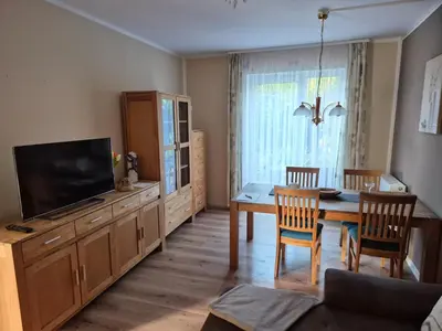 TV/Unterhaltungsangebot in der Unterkunft Ferienwohnung am Golfplatz
