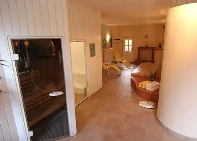 Ein Badezimmer in der Unterkunft Rabenauer Mühle 