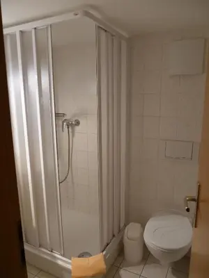 Ein Badezimmer in der Unterkunft Erbgerichtsgasthof Holzhau