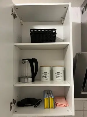 Kaffee-/Teezubehör in der Unterkunft Schöne Wohnung für Tagesgäste, Studenten oder Handwerker, Chemnitz Gablenz, ÖPNV direkt vor der Tür, Internet & TV inkl