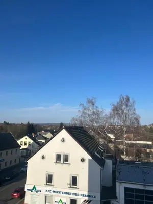 Das Gebäude in dem sich die Ferienwohnung befindet