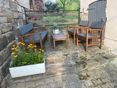 Ein Patio oder anderer Außenbereich in der Unterkunft Ferienhaus bei Hempels