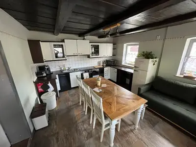 Küche/Küchenzeile in der Unterkunft Ferienhaus bei Hempels