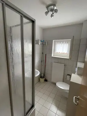 Ein Badezimmer in der Unterkunft Appartement Mittweida