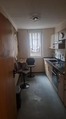 Küche/Küchenzeile in der Unterkunft Gemütliches Apartment